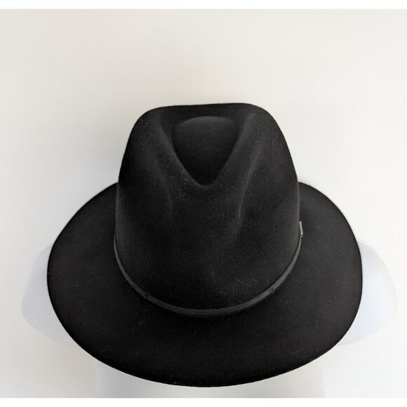 Brixton Black Wool Fedora Hat Wesley - Picture 4 of 10